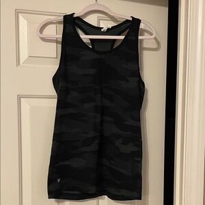 Athleta Black Camouflage Women's Tank Top